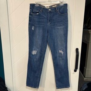 Vintage America Blue Straight Leg Jeans boyfriend cut size 10‎